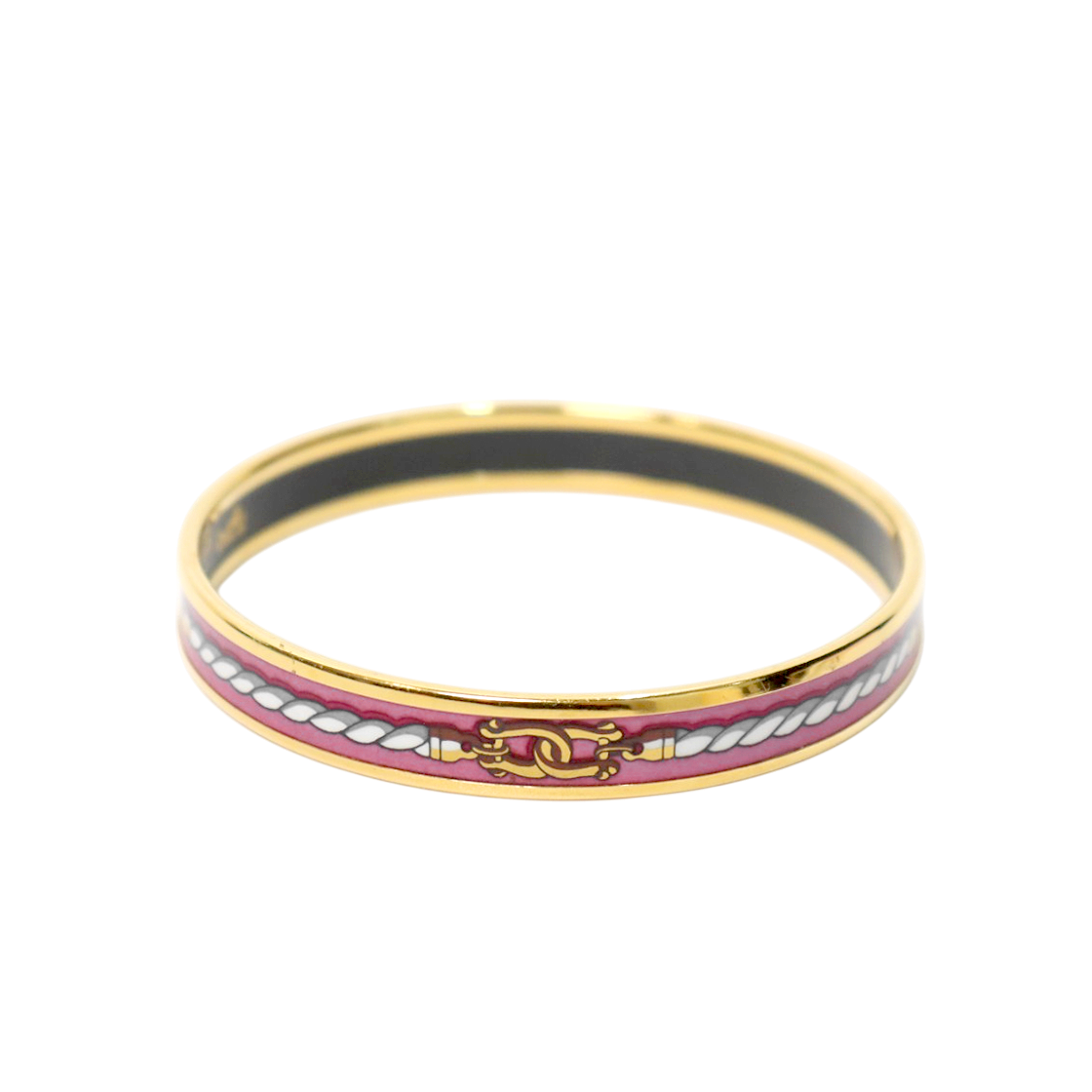 Hermès Pink Bangle Bracelet
