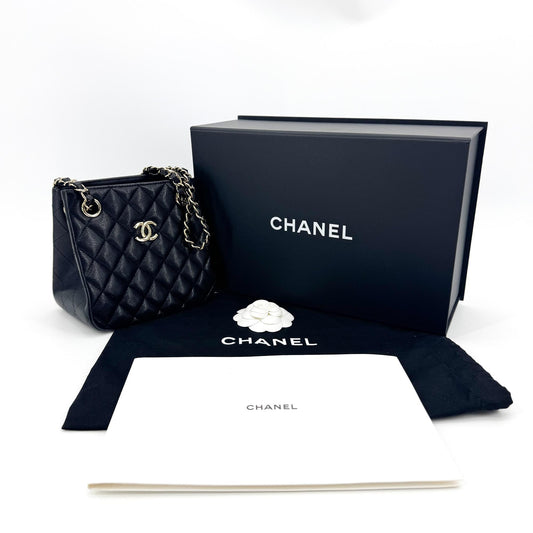 Chanel Mini Bucket Bag Grained Calfskin