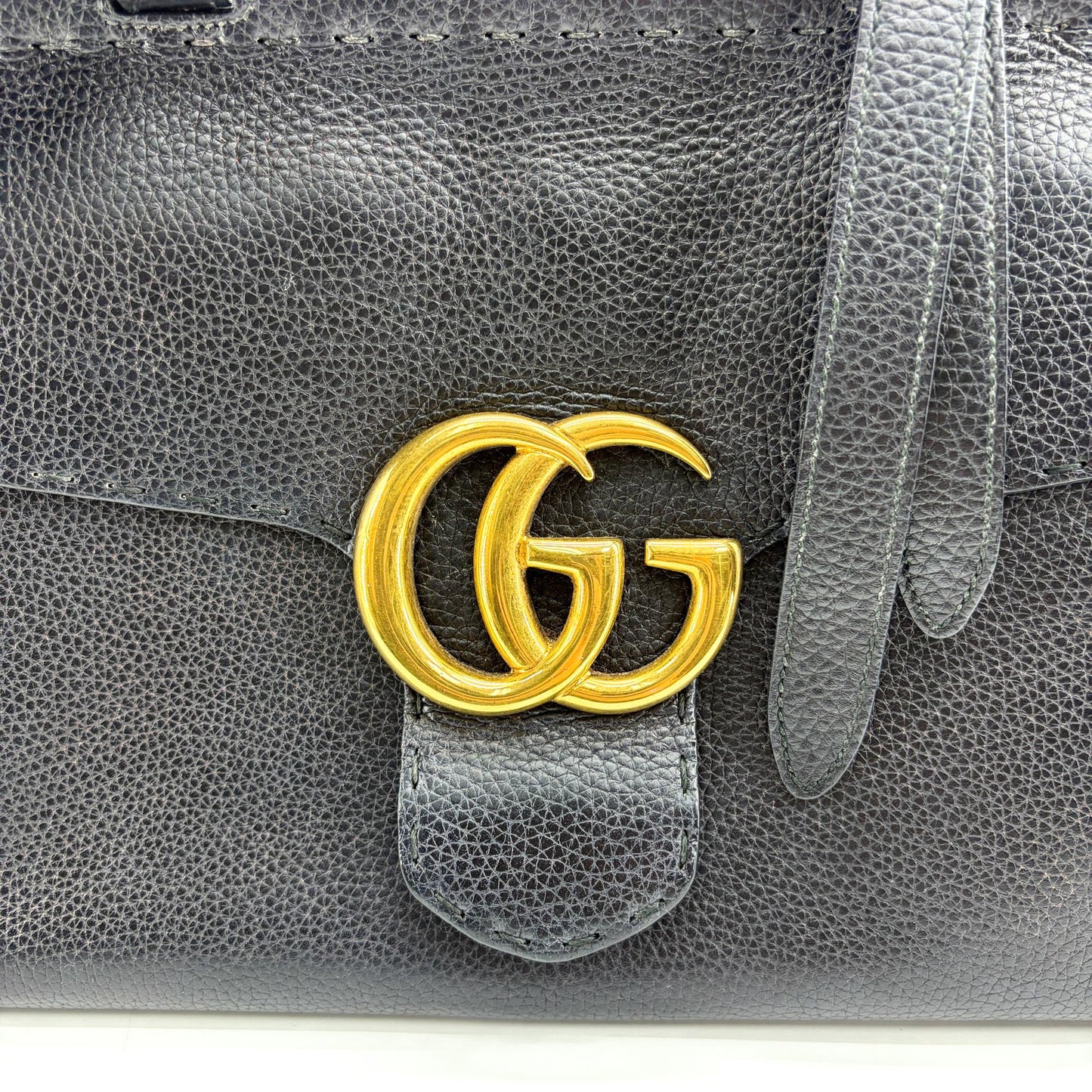 Gucci GG Marmont Small Top Handle Bag Black