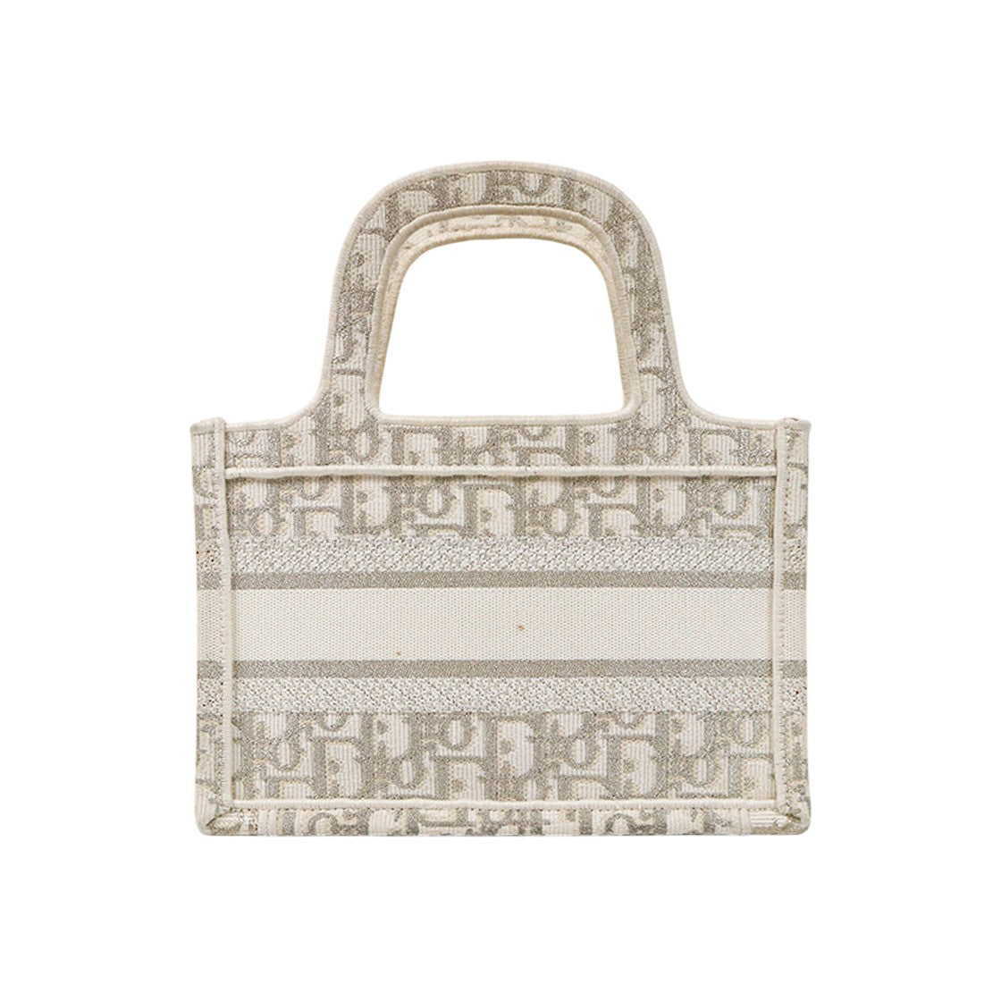 Dior Metallic Mini Oblique Book Tote
