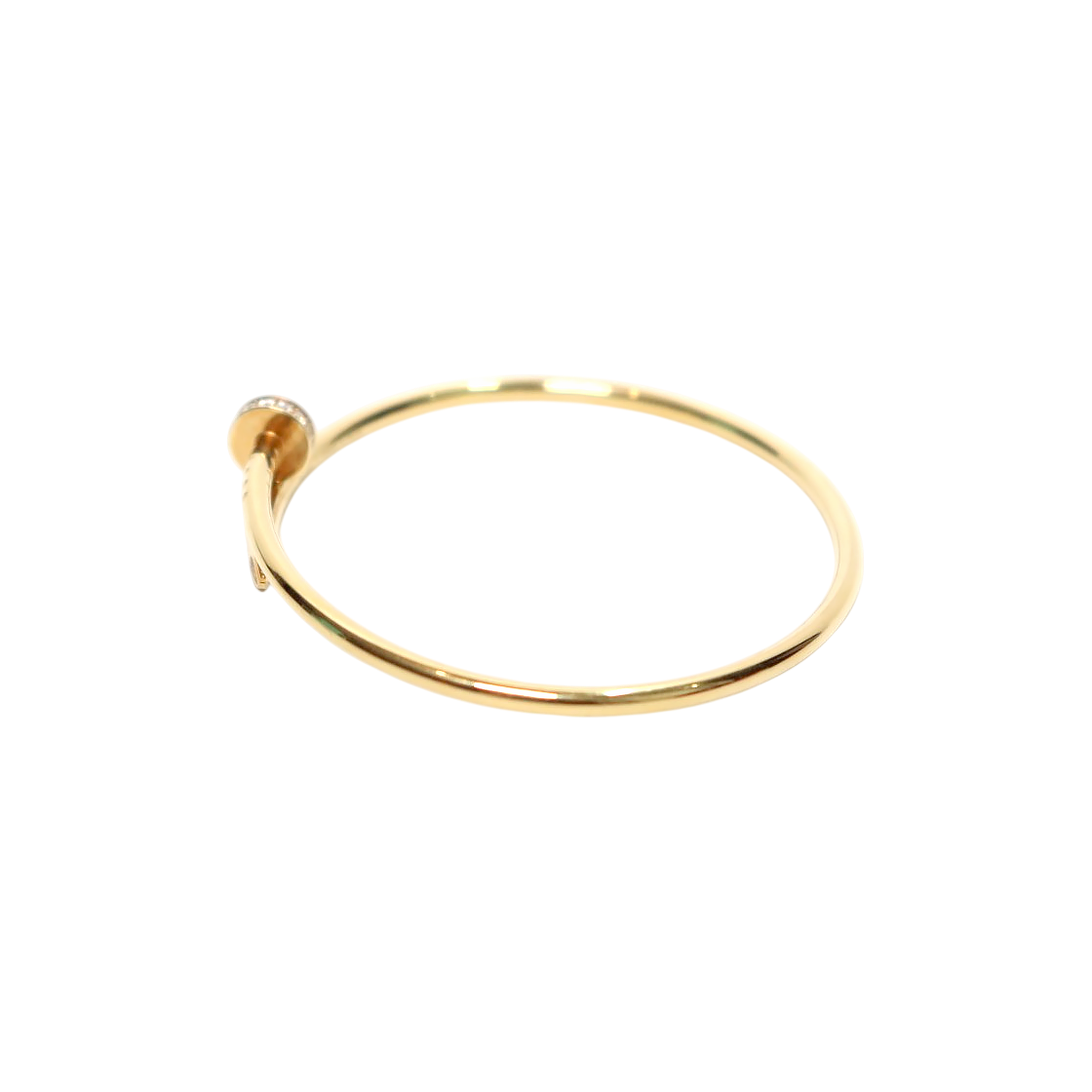 Cartier Small 18K Gold Diamond Just Anclu Bracelet