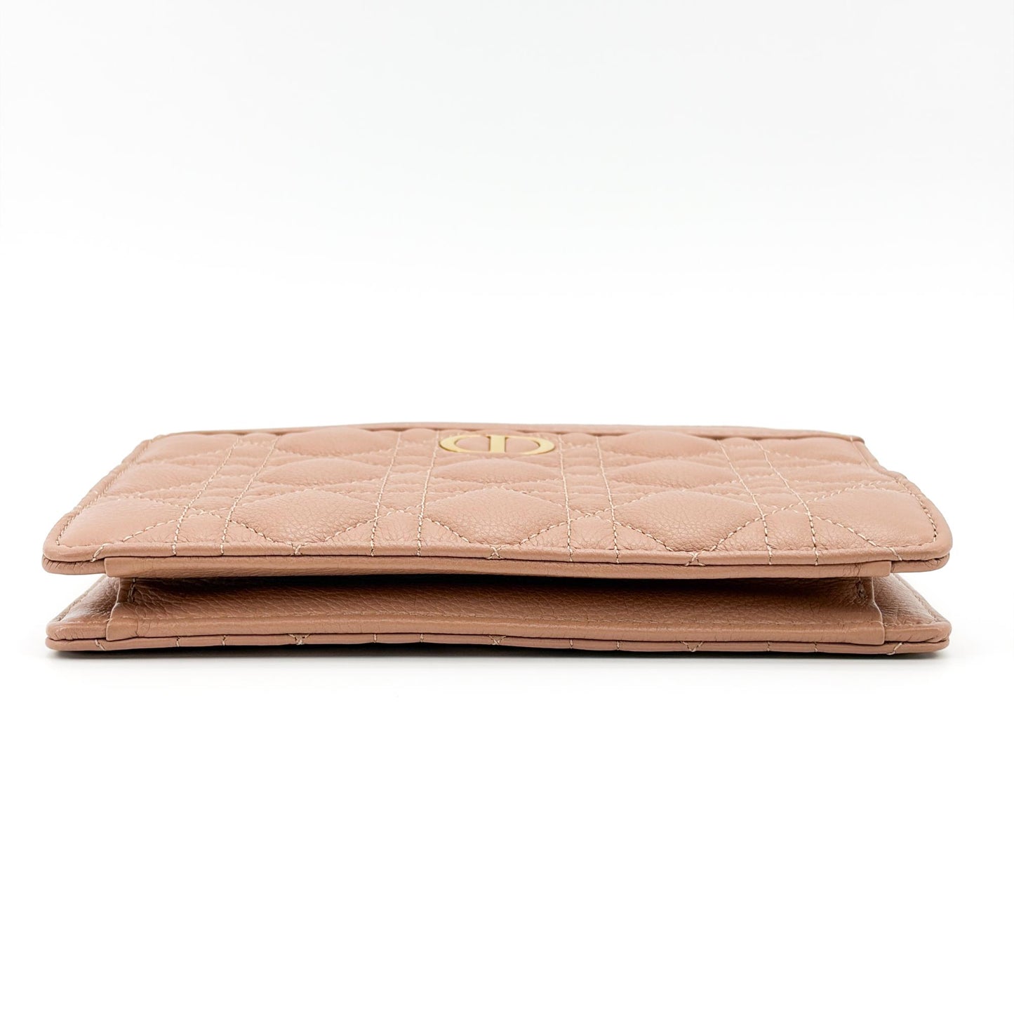 Dior Caro Slim Pouch Rose des Vents Cannage Calfskin