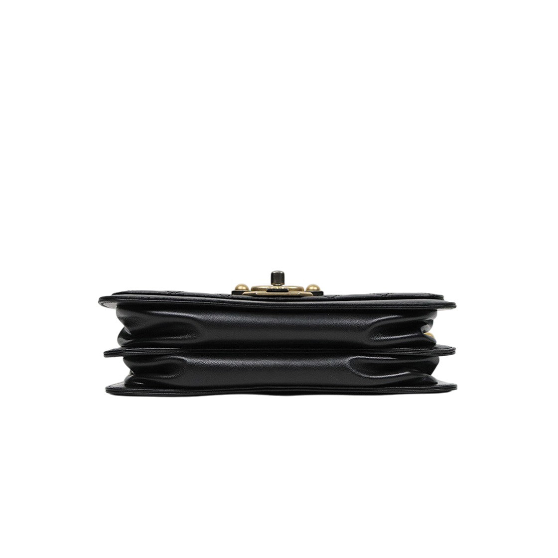 Chanel Black Lambskin Top-Handle Shoulder Bag