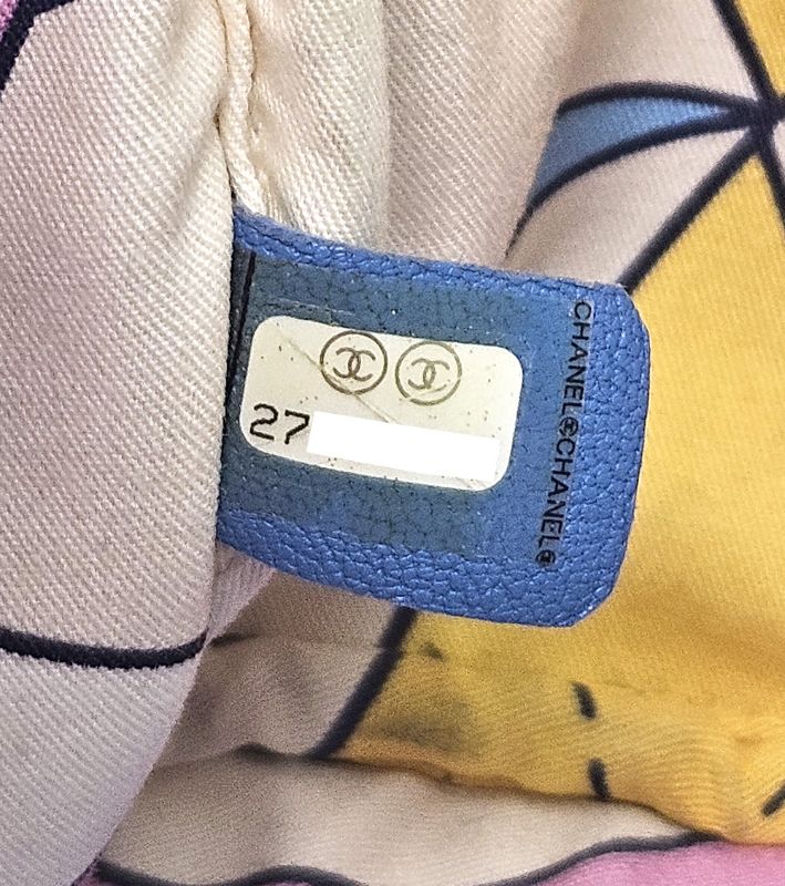 Chanel Blue Shearling Backpack
