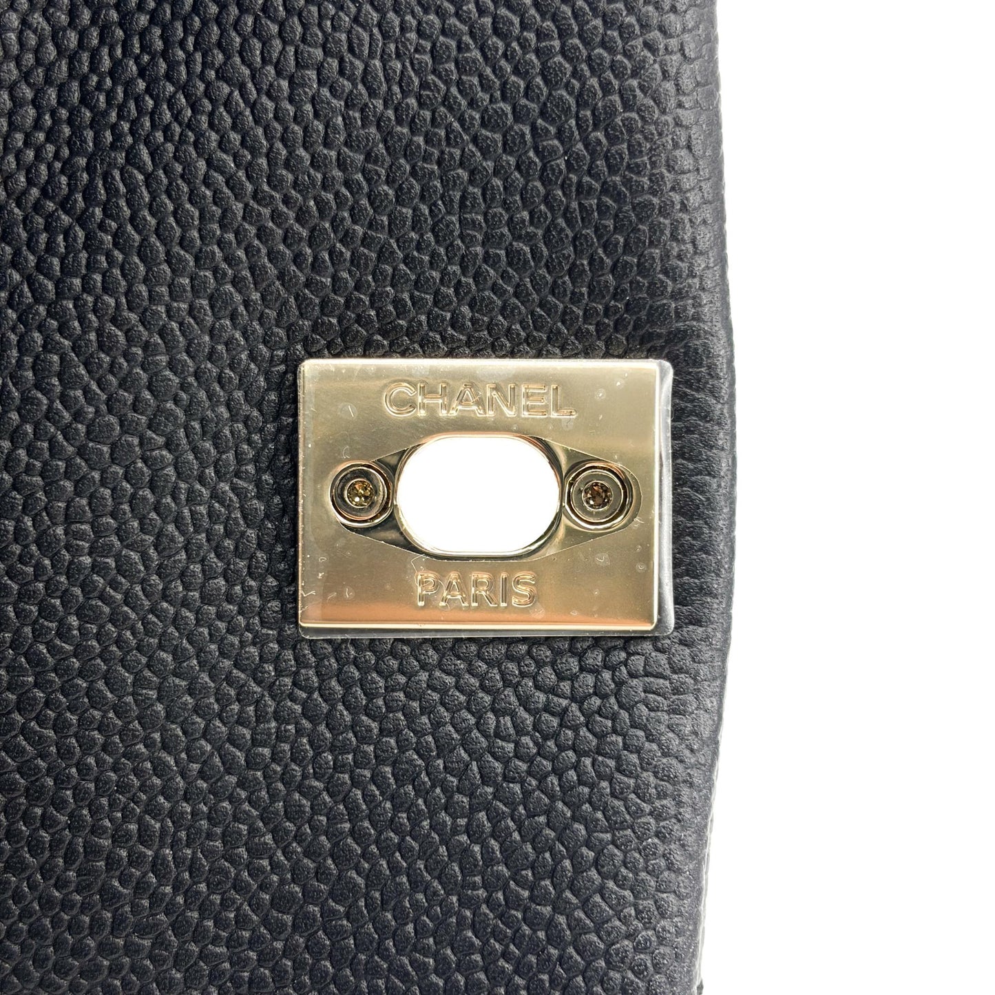 Chanel Caviar Dumas Backpack Medium Gold Hardware Black