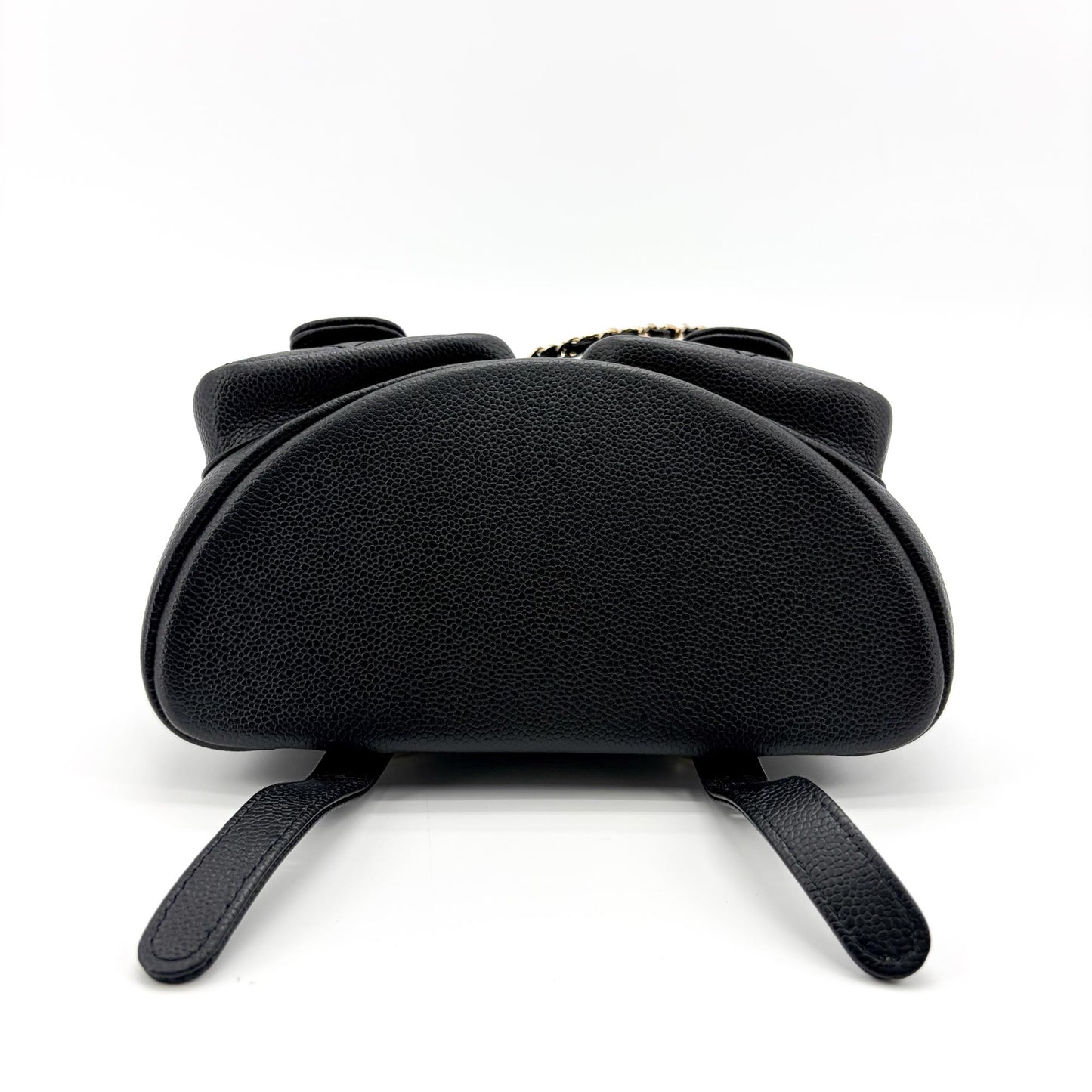Chanel Caviar Dumas Backpack Medium Gold Hardware Black