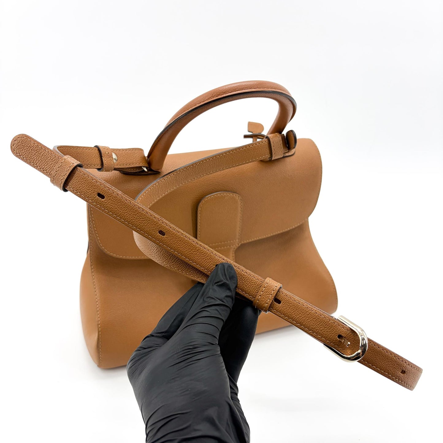 Delvaux Brillant MM Rodeo Calf Vegetal Gold Hardware
