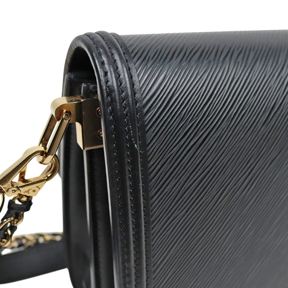 Louis Vuitton MM Black Epi Dauphine Shoulder Bag