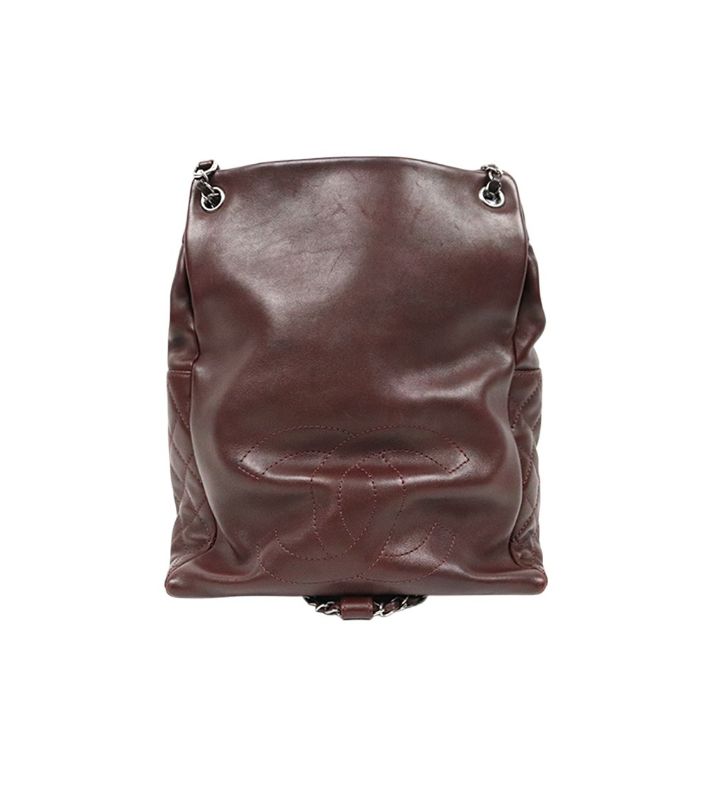 Chanel Burgundy Pocket Backpack