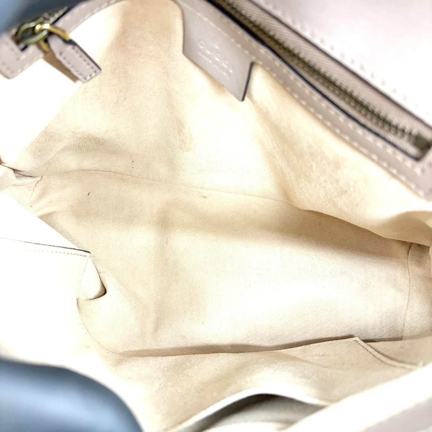Gucci GG Marmont Small Matelassé Top Handle Bag Taupe