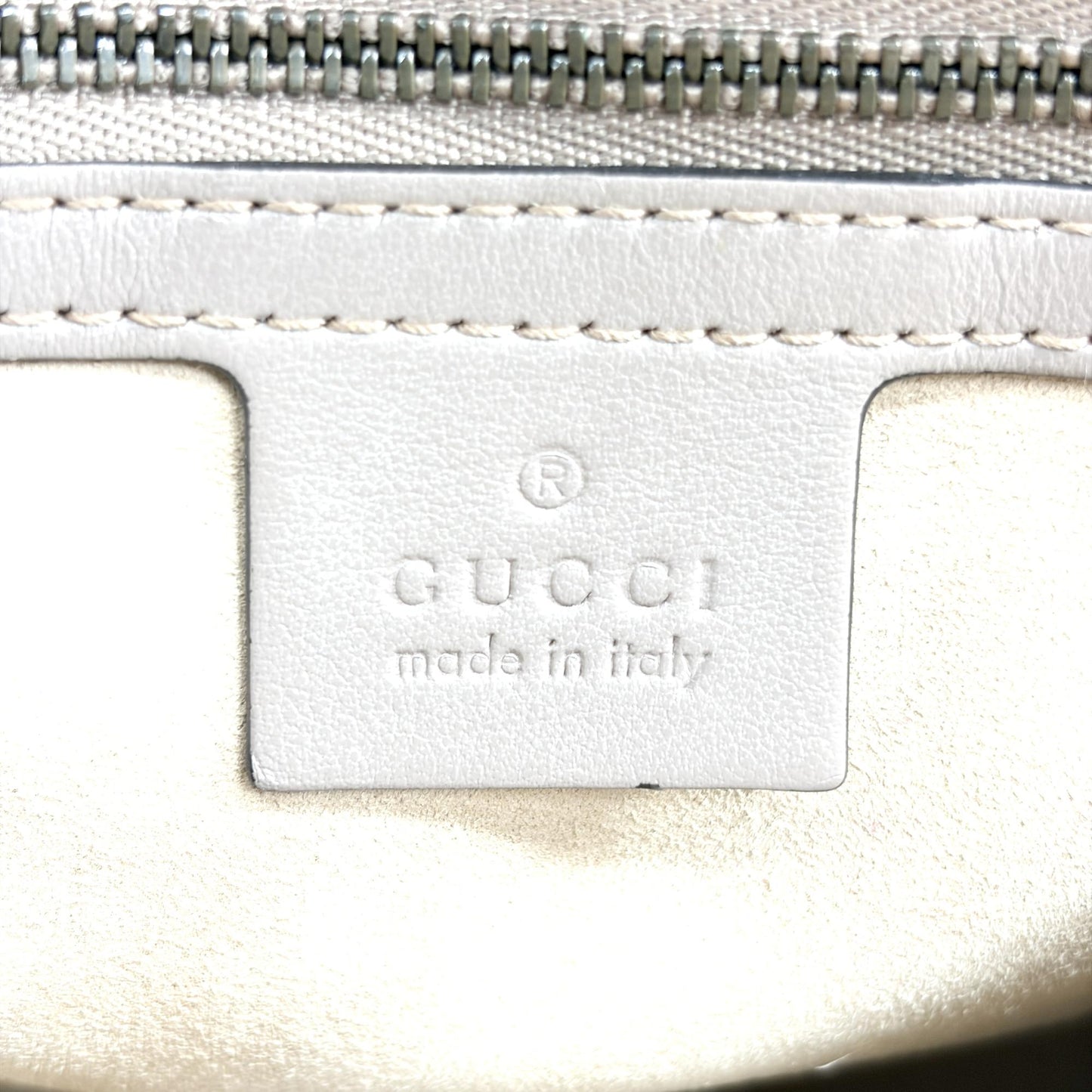 Gucci GG Marmont Small Matelassé Top Handle Bag Taupe