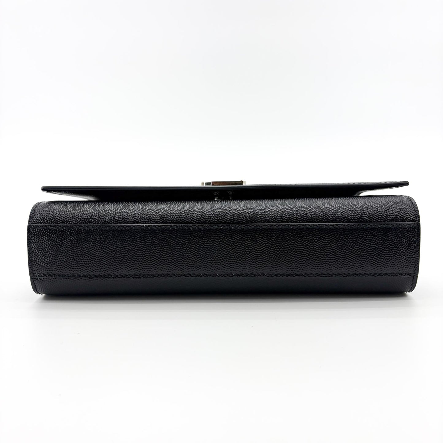 Saint Laurent Medium Kate Shoulder Bag Black with Silver Hardware