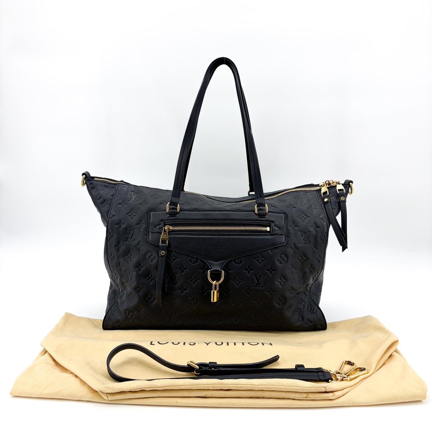 Louis Vuitton Monogram Empreinte Luminuse PM Black