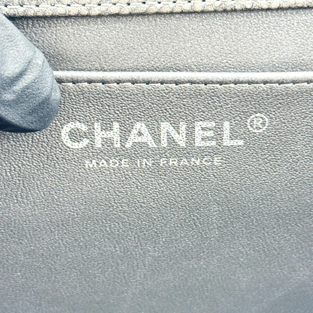 Chanel Classic Medium Flap Bag Caviar Silver Hardware Black