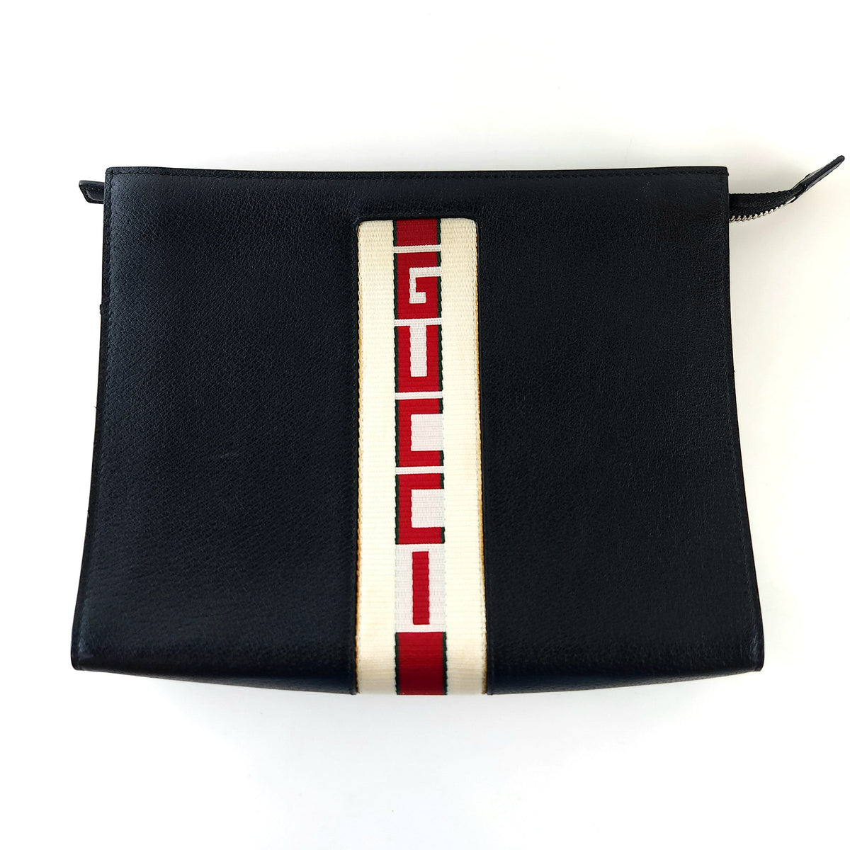 Logo Web Pouch Clutch Bag 475316
