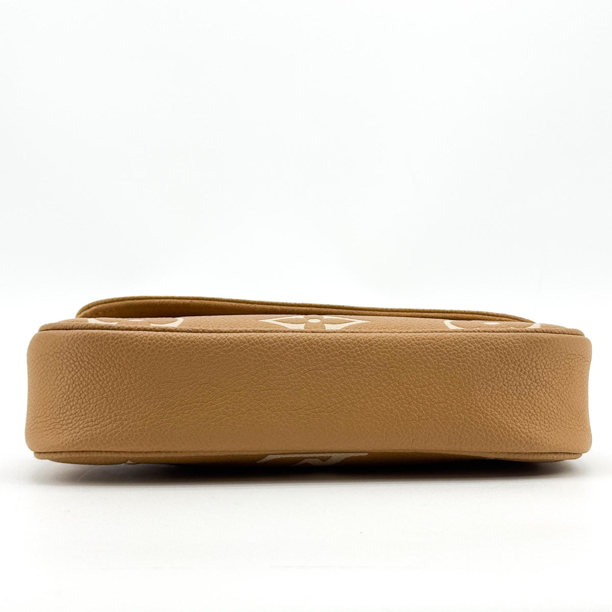Louis Vuitton Bicolor Monogram Empreinte Wallet-on-Strap Ibi Cognac