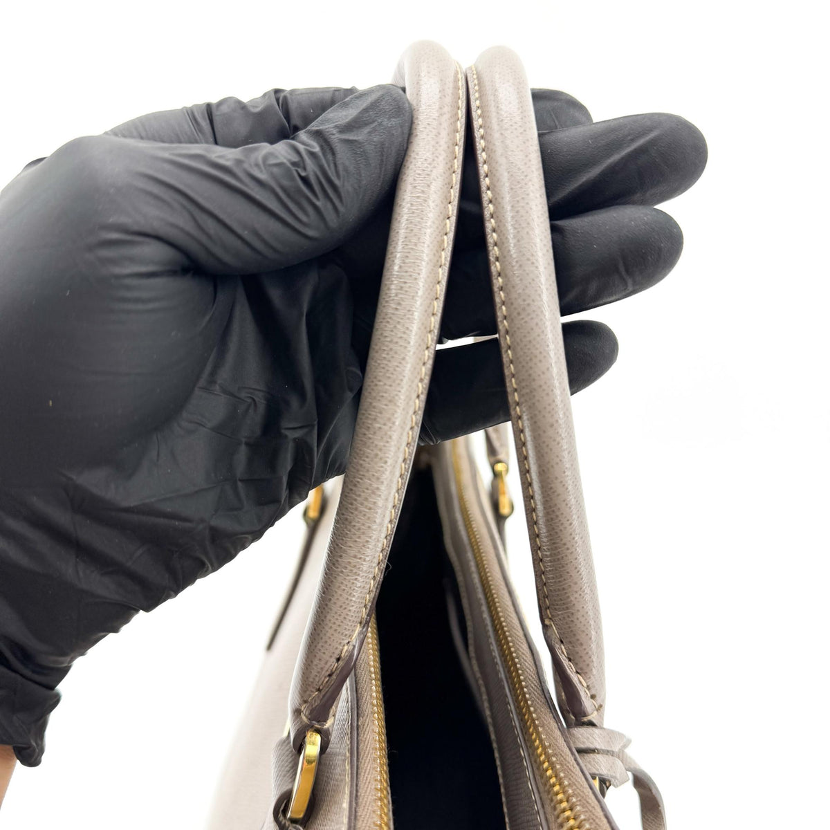 Prada Saffiano Galleria Bag Medium Grey