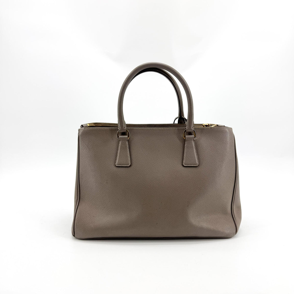 Prada Saffiano Galleria Bag Medium Grey