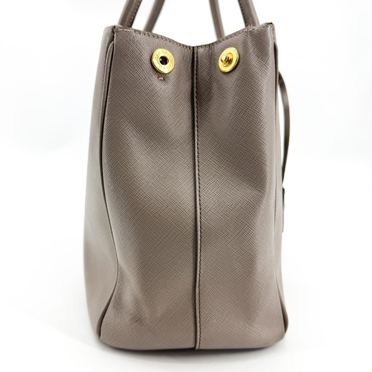 Prada Saffiano Galleria Bag Medium Grey