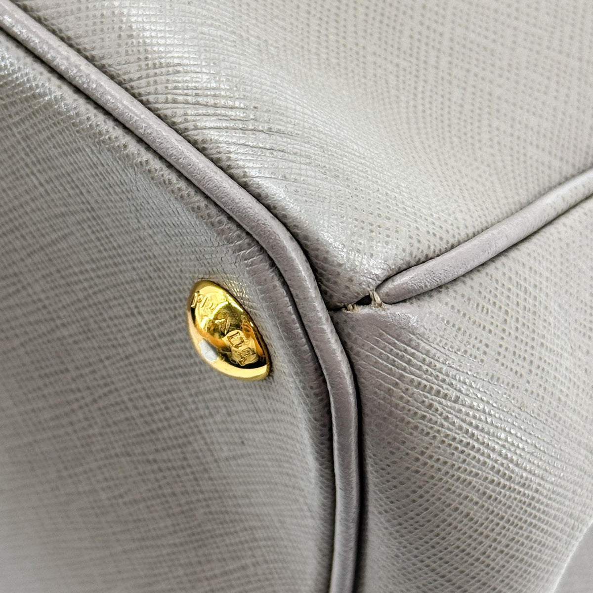 Prada Saffiano Galleria Bag Medium Grey