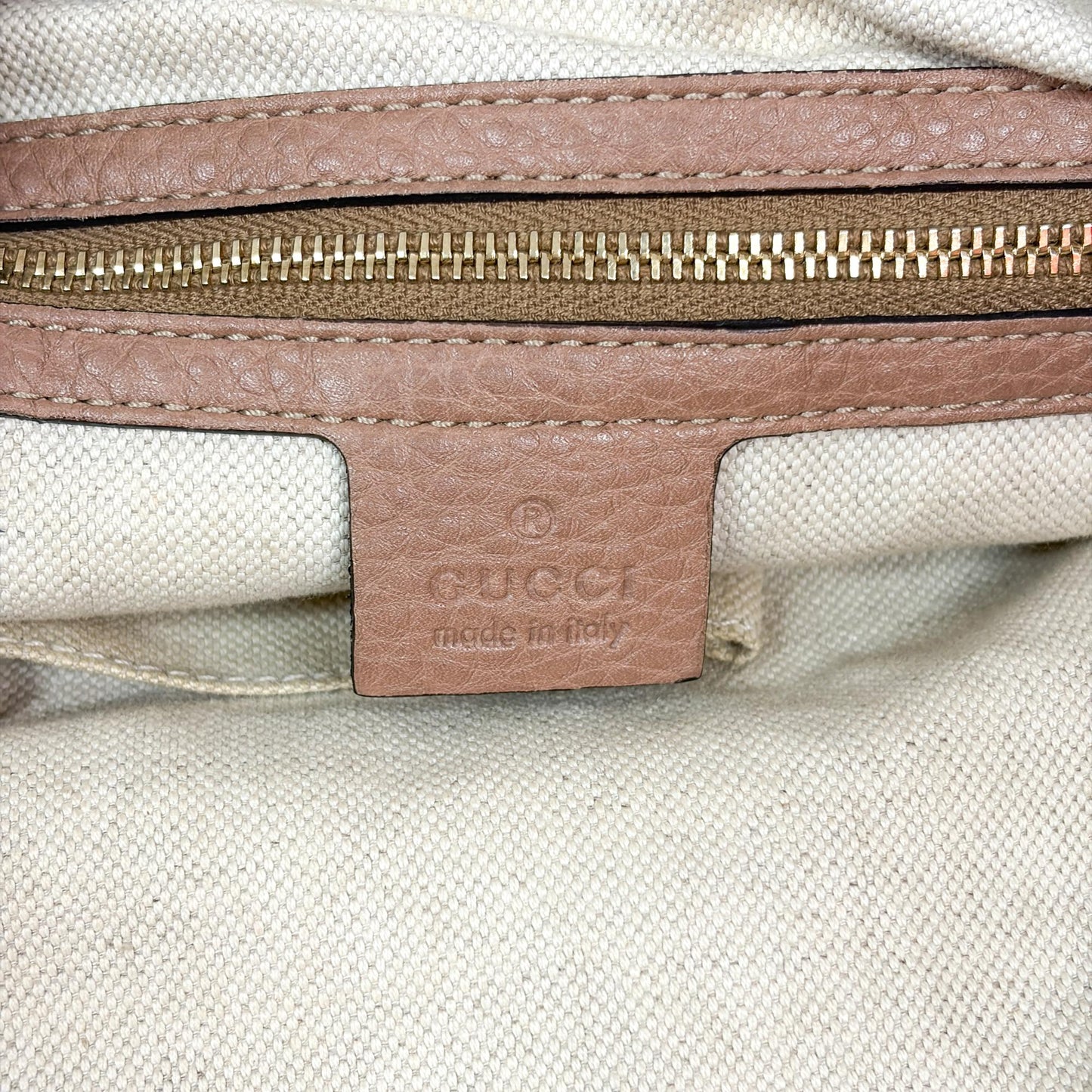 Gucci Bamboo Tassel Braided Handle Hobo Bag Beige