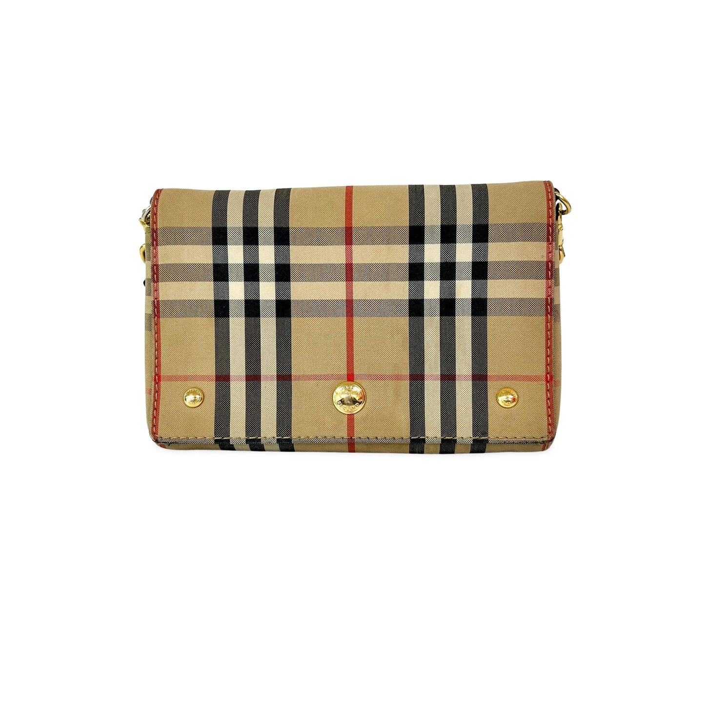 Burberry Vintage Check Note Crossbody Bag Archive Beige