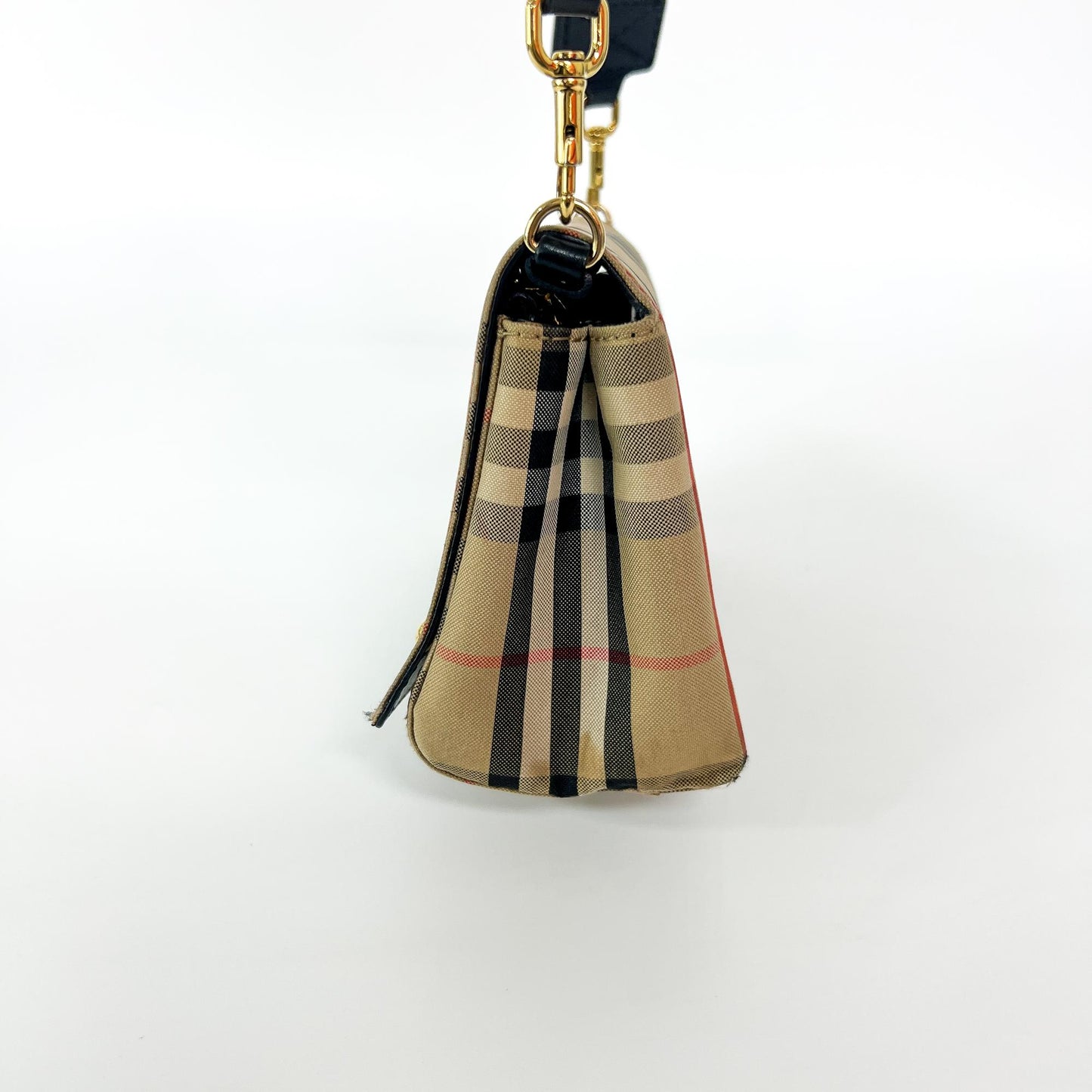 Burberry Vintage Check Note Crossbody Bag Archive Beige