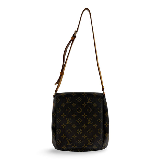 Louis Vuitton Monogram Musette Salsa Long Shoulder Bag Brown