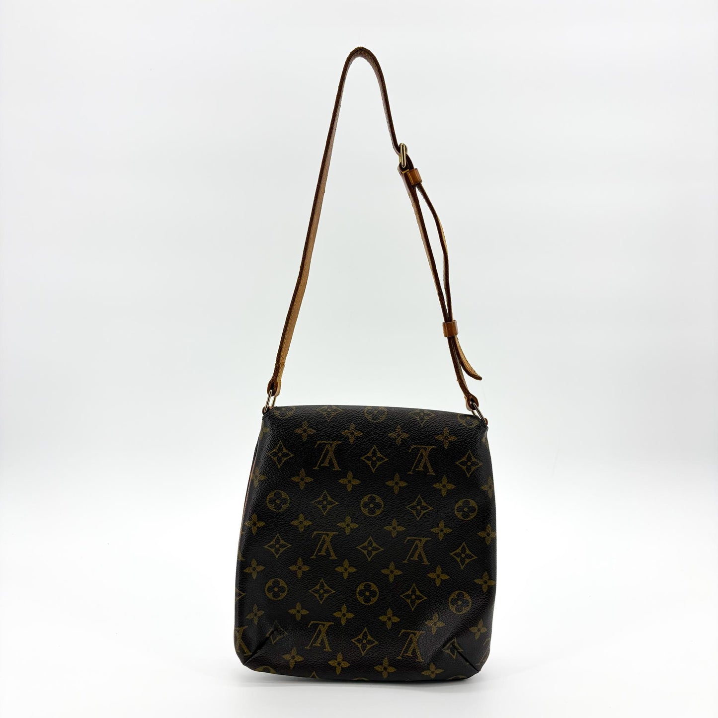 Louis Vuitton Monogram Musette Salsa Long Shoulder Bag Brown