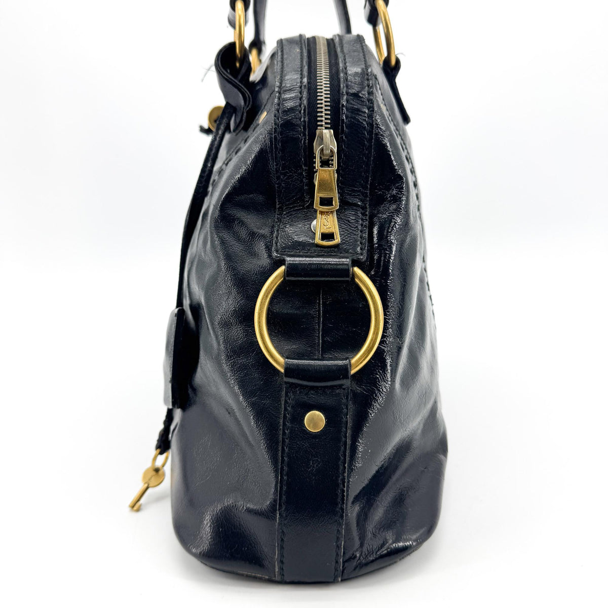 Saint Laurent Muse Large Crossbody Bag Patent Black
