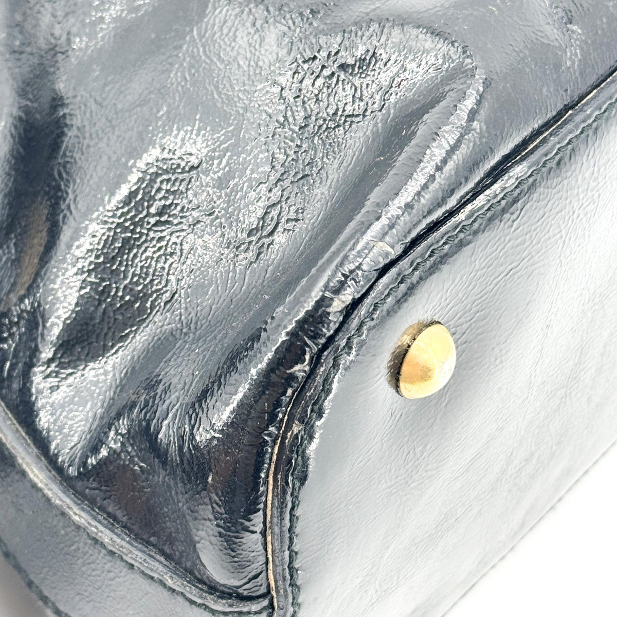 Saint Laurent Muse Large Crossbody Bag Patent Black