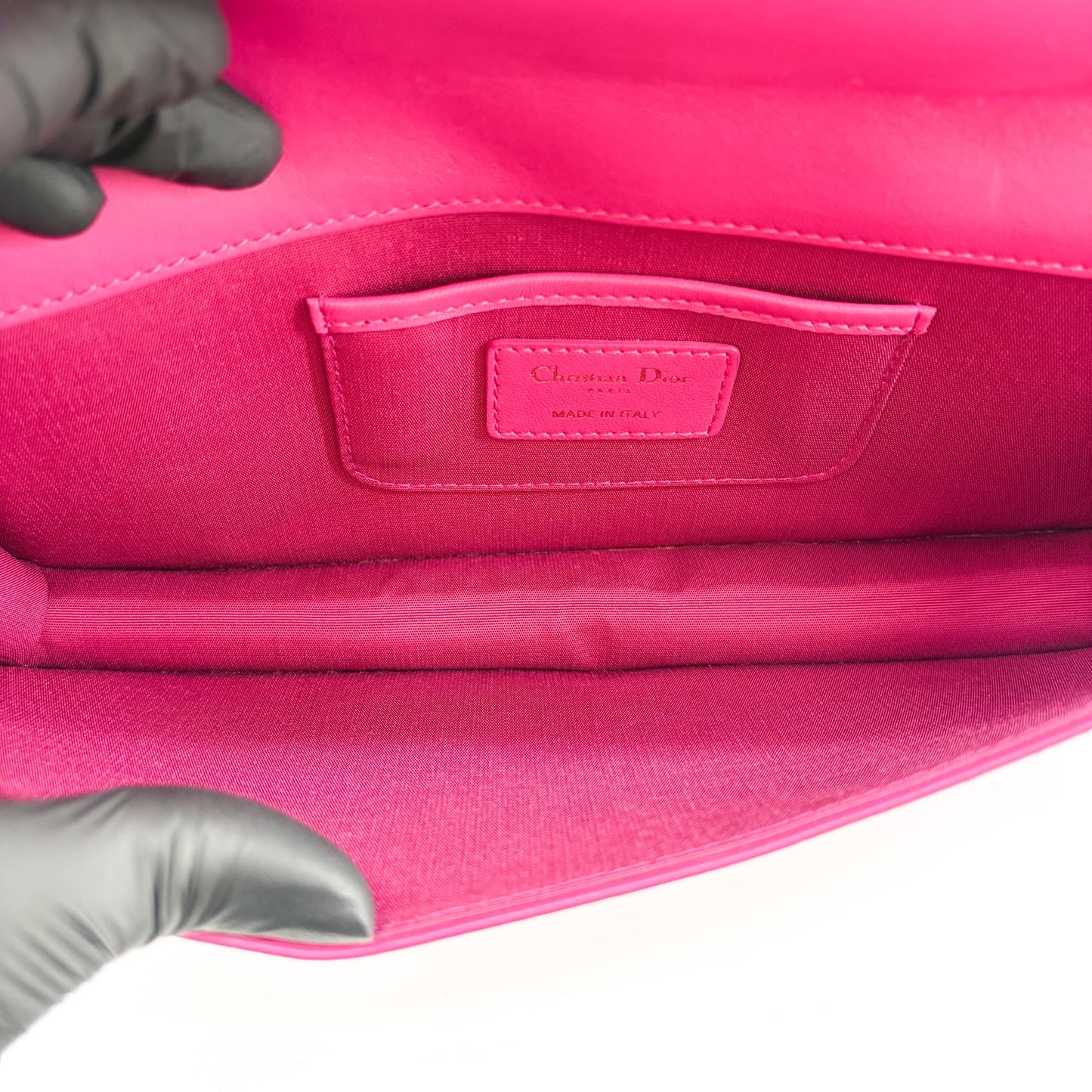 Dior Lady Dior Chain Pouch Pink