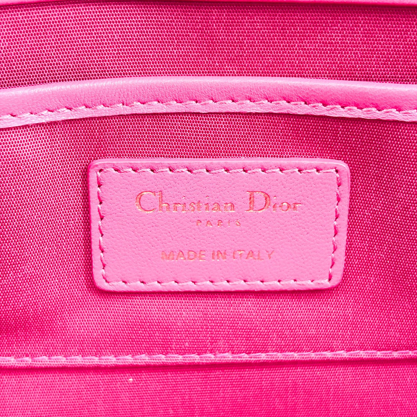 Dior Lady Dior Chain Pouch Pink