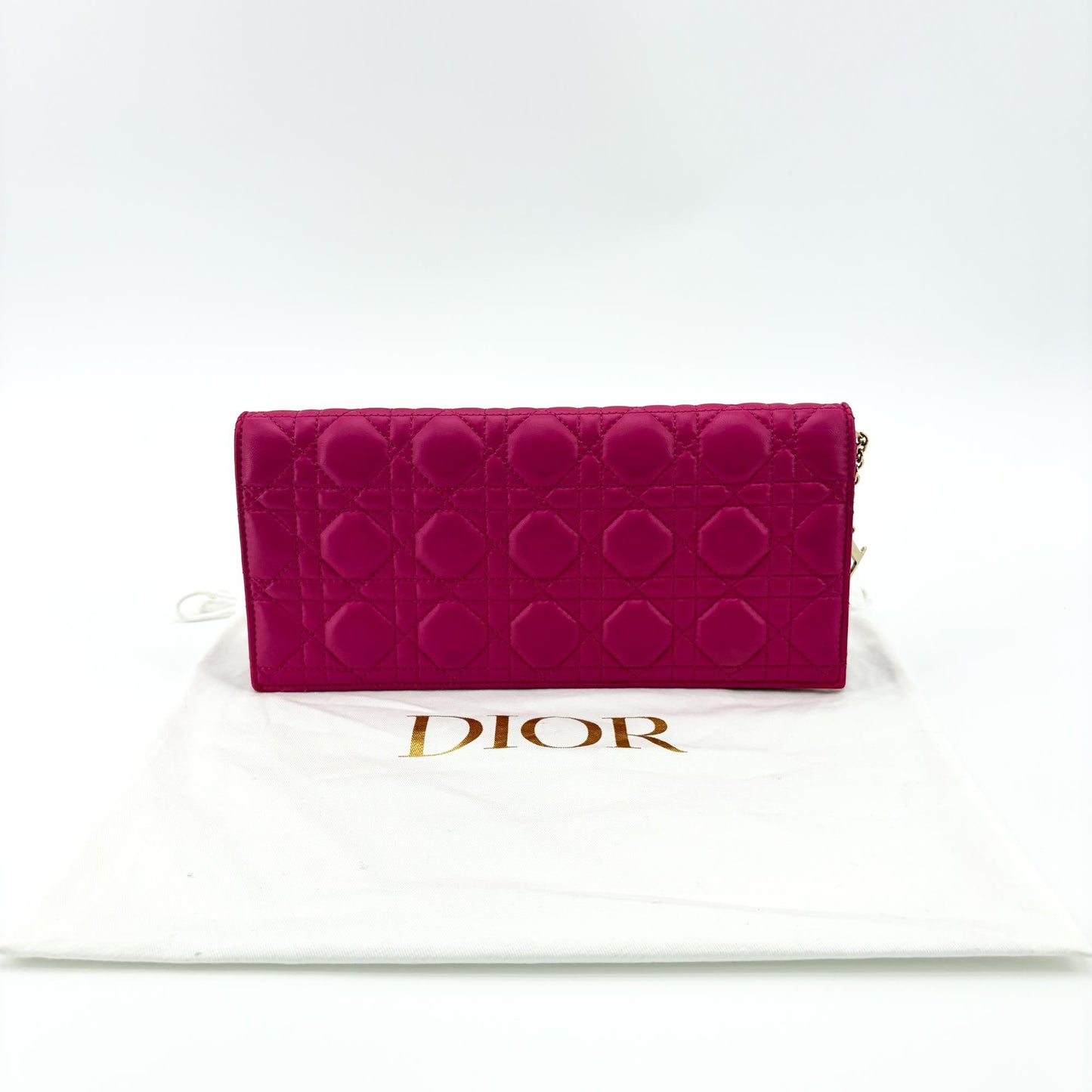 Dior Lady Dior Chain Pouch Pink
