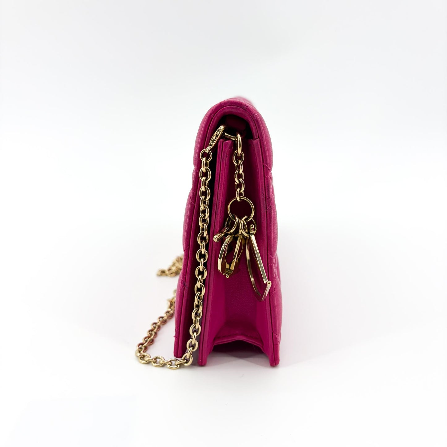 Dior Lady Dior Chain Pouch Pink