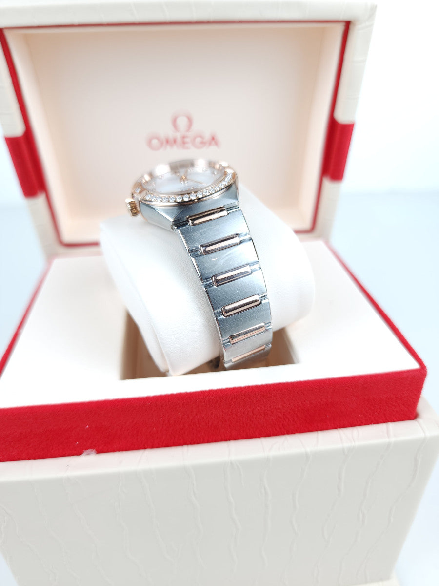 29 Constellation Bezel Diamond Mother-of-Pearl Dial Combination Metal Watch
