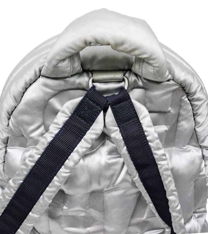 Chanel Silver Doudon Backpack