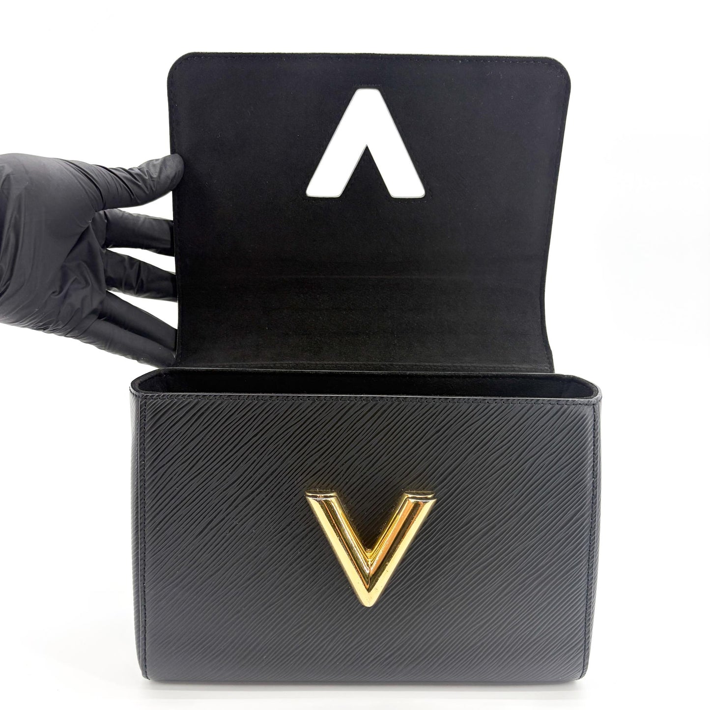Louis Vuitton Twist MM Epi Noir Gold Hardware