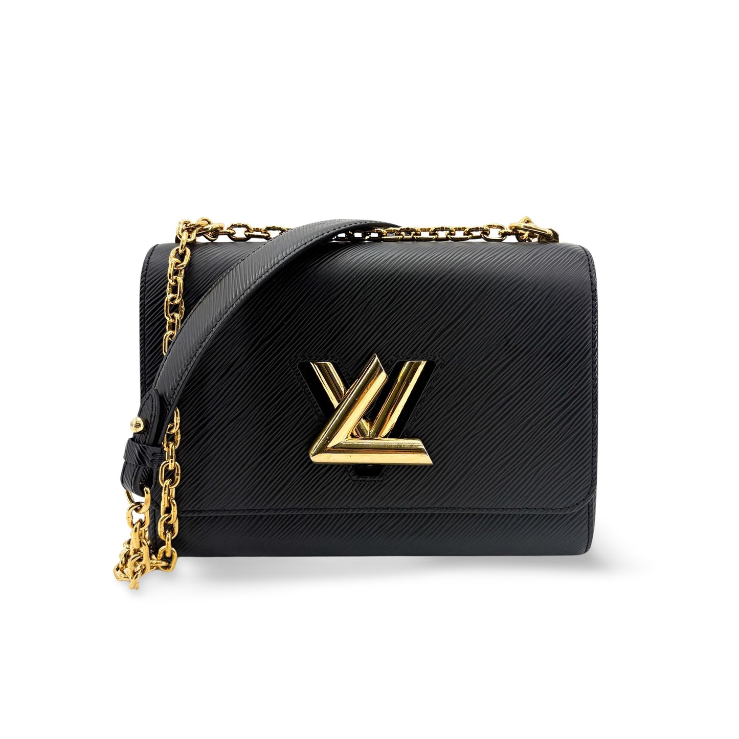 Louis Vuitton Twist MM Epi Noir Gold Hardware