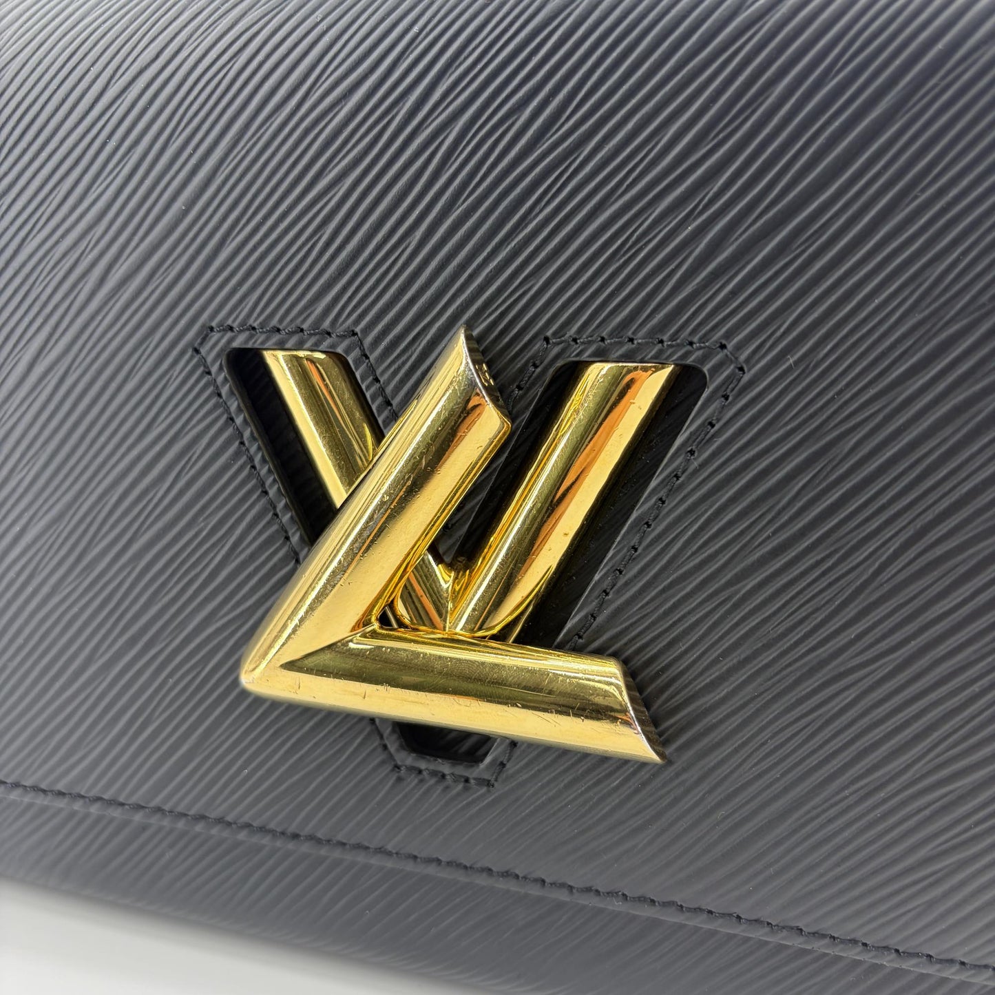 Louis Vuitton Twist MM Epi Noir Gold Hardware