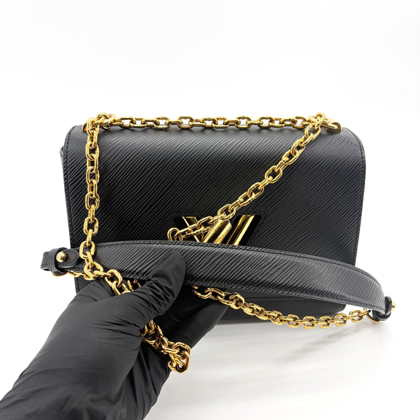 Louis Vuitton Twist MM Epi Noir Gold Hardware