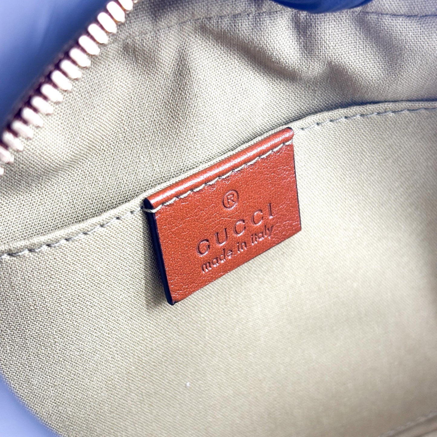 Gucci Ophidia Small Web Canvas Camera Bag Brown
