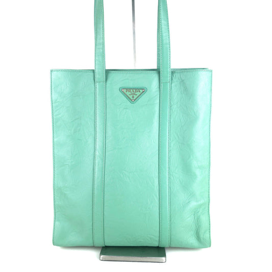 Small Antique Napa Leather Tote Bag 1BG459