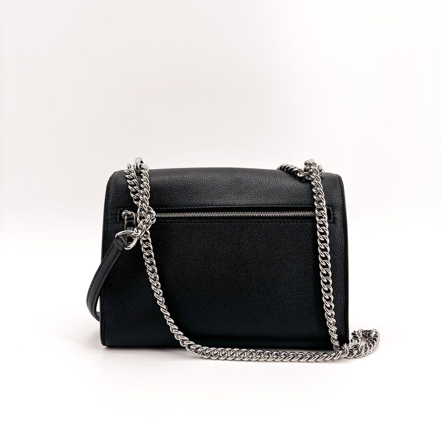 Louis Vuitton Lockme II BB Black Silver Hardware