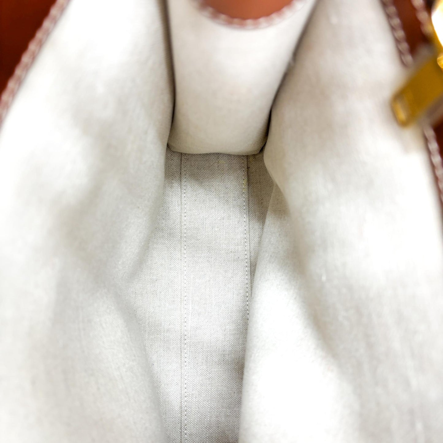 Celine Small Vertical Cabas Carriage Bag Tan