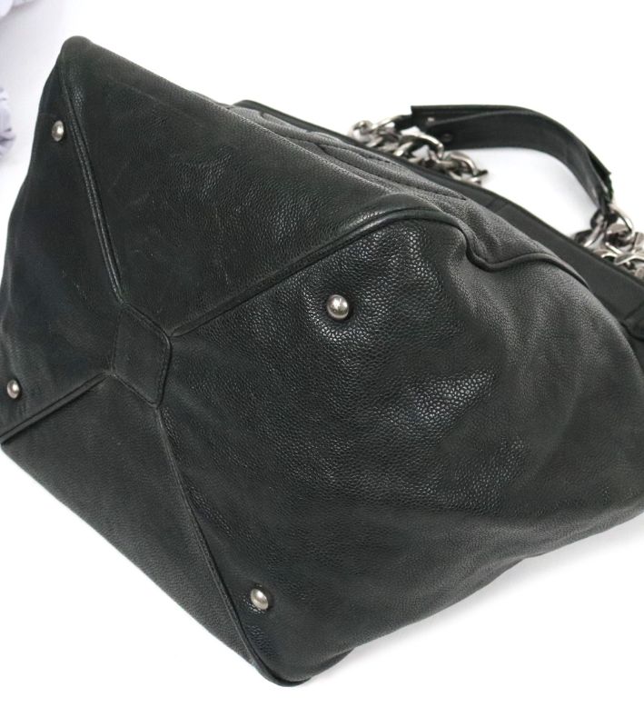 Chanel Black Big CC Chain Shoulder Bag