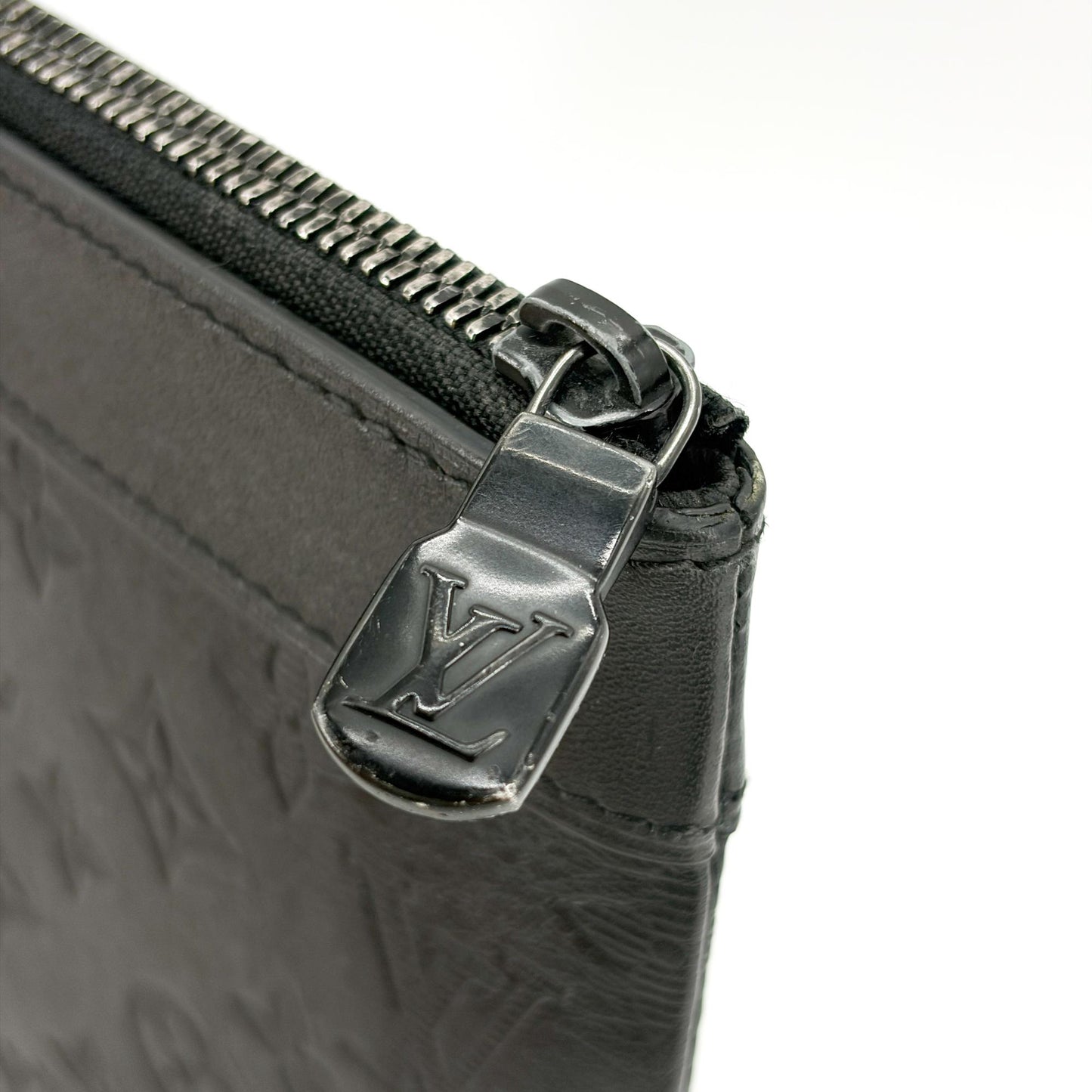 Louis Vuitton Monogram Shadow Pochette A4 Black