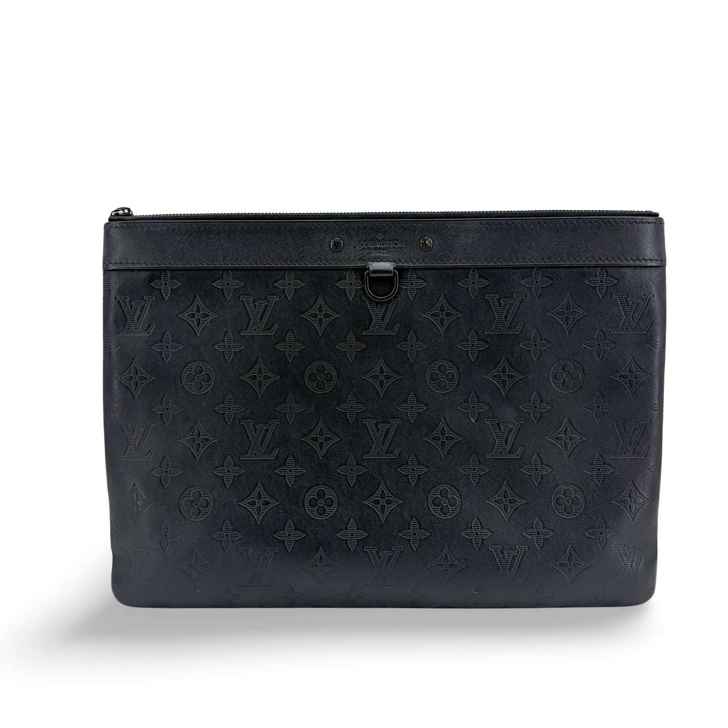 Louis Vuitton Monogram Shadow Pochette A4 Black