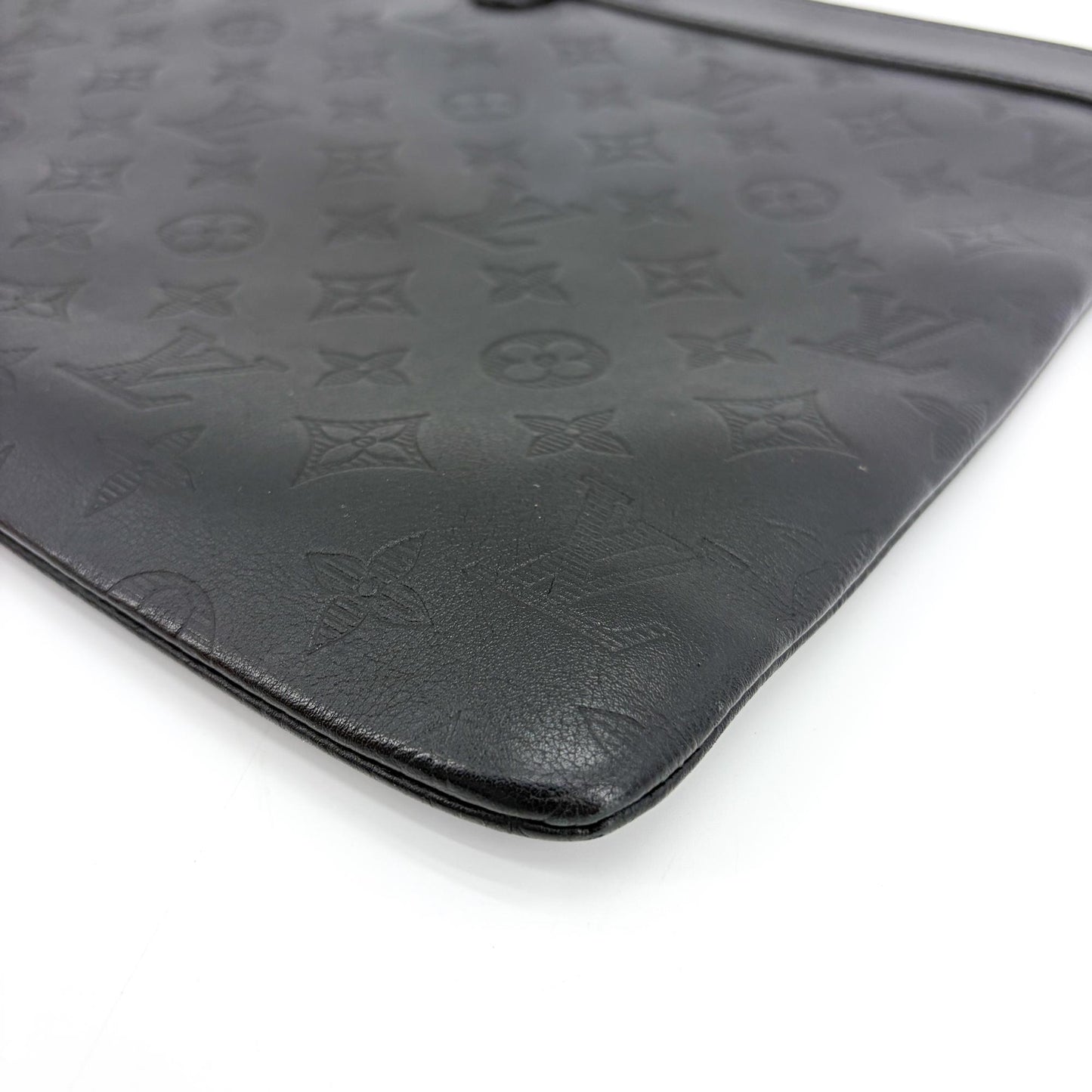 Louis Vuitton Monogram Shadow Pochette A4 Black