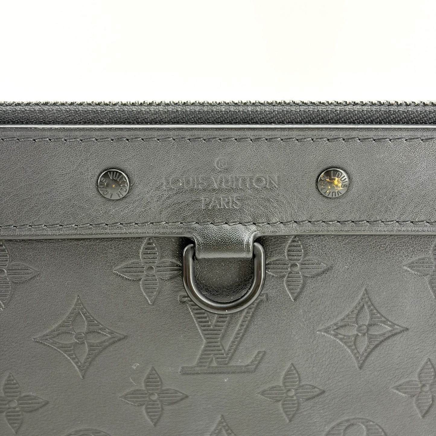 Louis Vuitton Monogram Shadow Pochette A4 Black